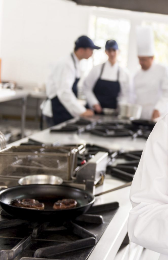 Chefs cooking